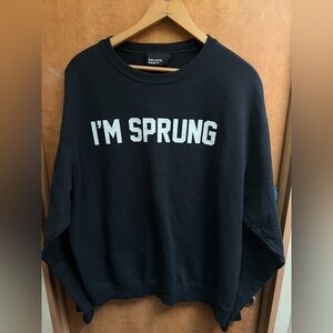 Rare Vintage T Pain I'm Sprung Mens Size Large Black Sweatshirt